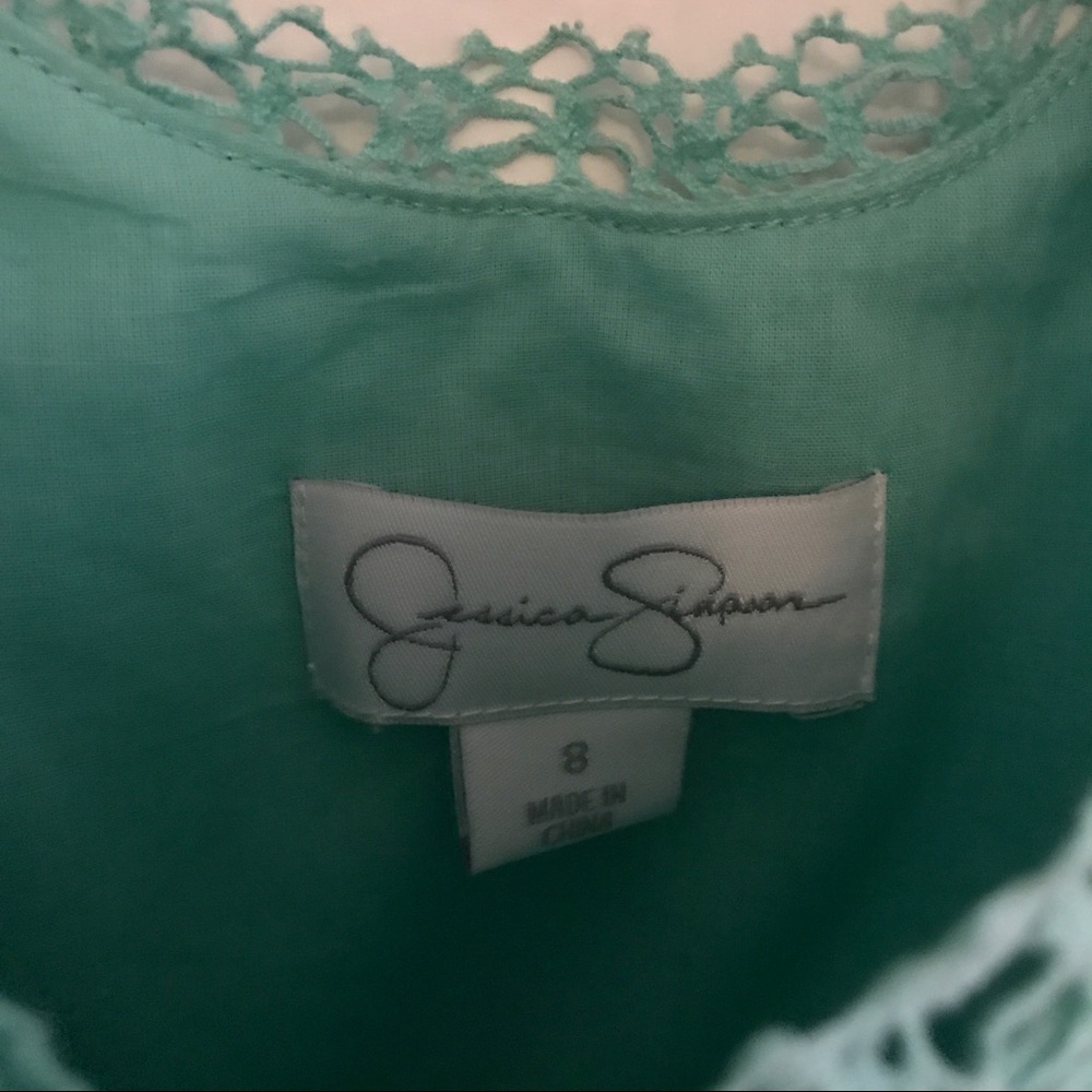 Jessica Simpson Mint Green Lace Dress - Picture 5 of 6